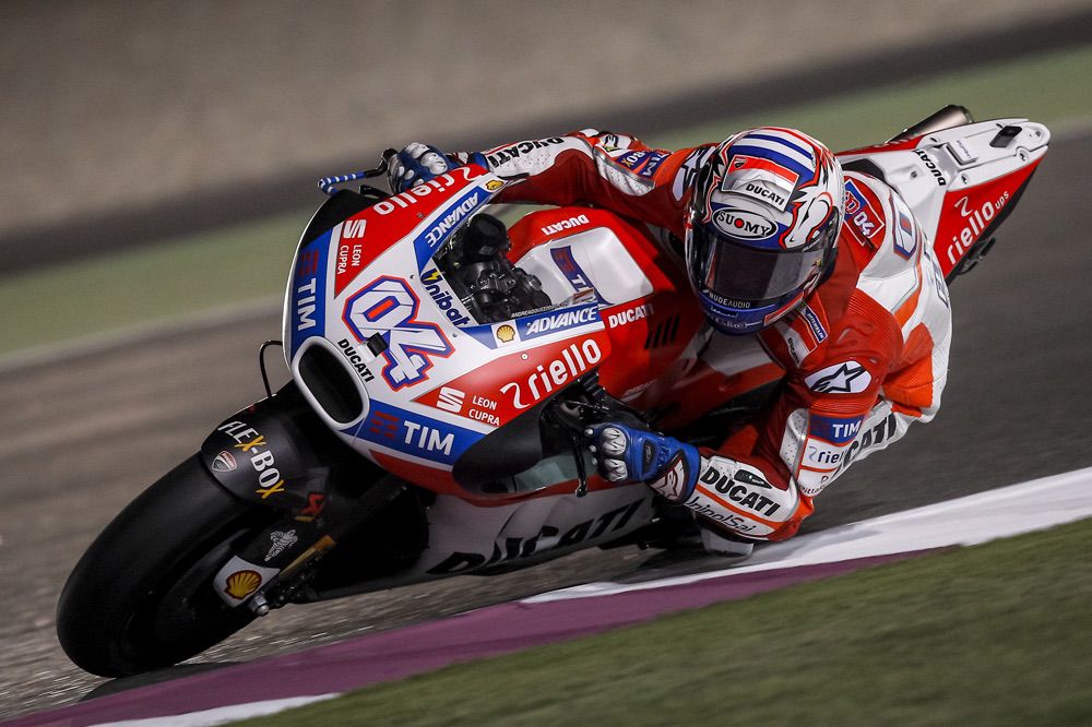 Andrea Dovizioso, entrenamientos pretemporada en Qatar