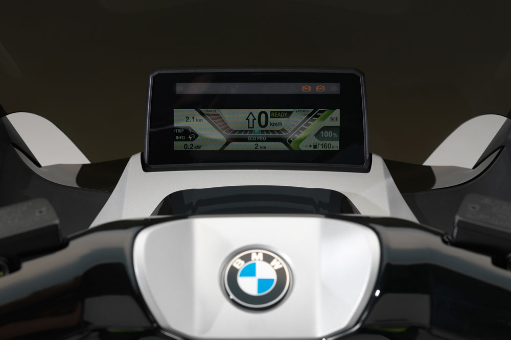 Cuadro de instrumentos del BMW C Evolution 2017
