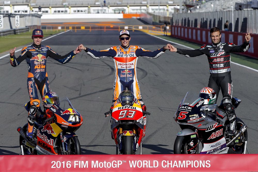 Campeones del mundo de motociclismo 2016