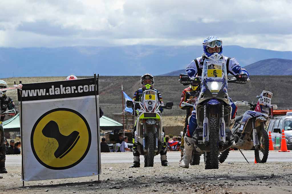 Olivier Pain (Yamaha) en el Dakar 2014
