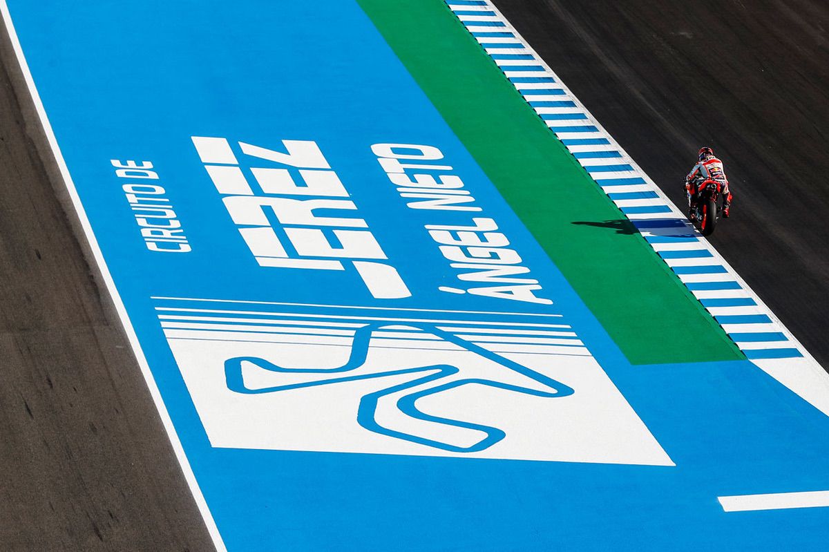 Jorge Lorenzo durante los entrenamientos del GP de España 2019