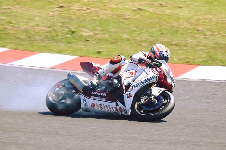 Nicky Hayden durante las 8 horas de Suzuka 2016