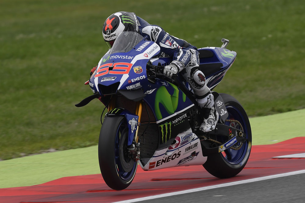 Jorge Lorenzo durante el GP de Assen de MotoGP