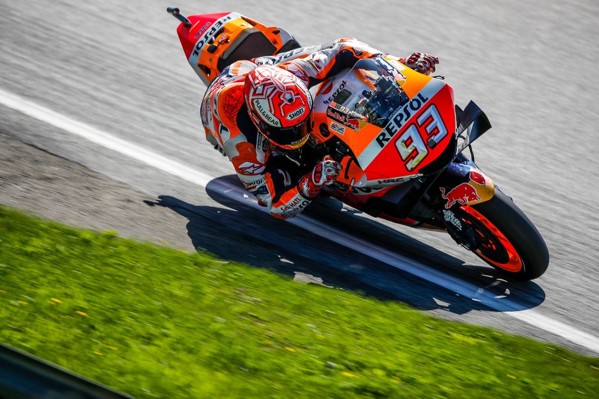 Marc Márquez fue segundo en el Gran Premio de Austria