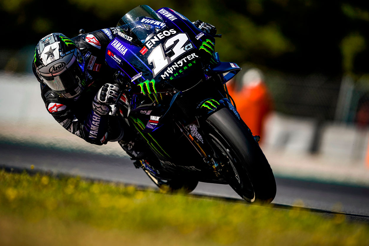 Maverick Viñales tuvo el mejor tiempo en los entrenamientos del viernes del GP de Holanda