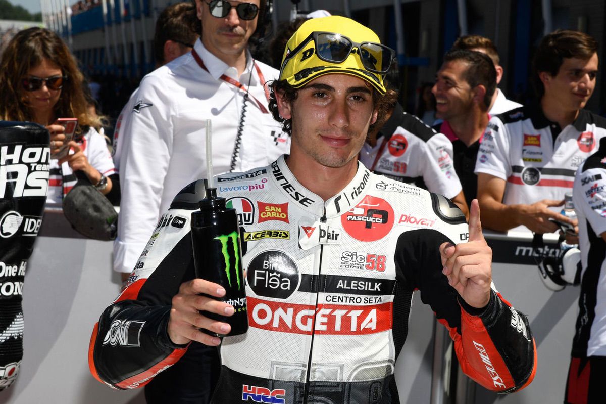NIcolo Antonelli logró la pole en Moto3 en el GP de Holanda