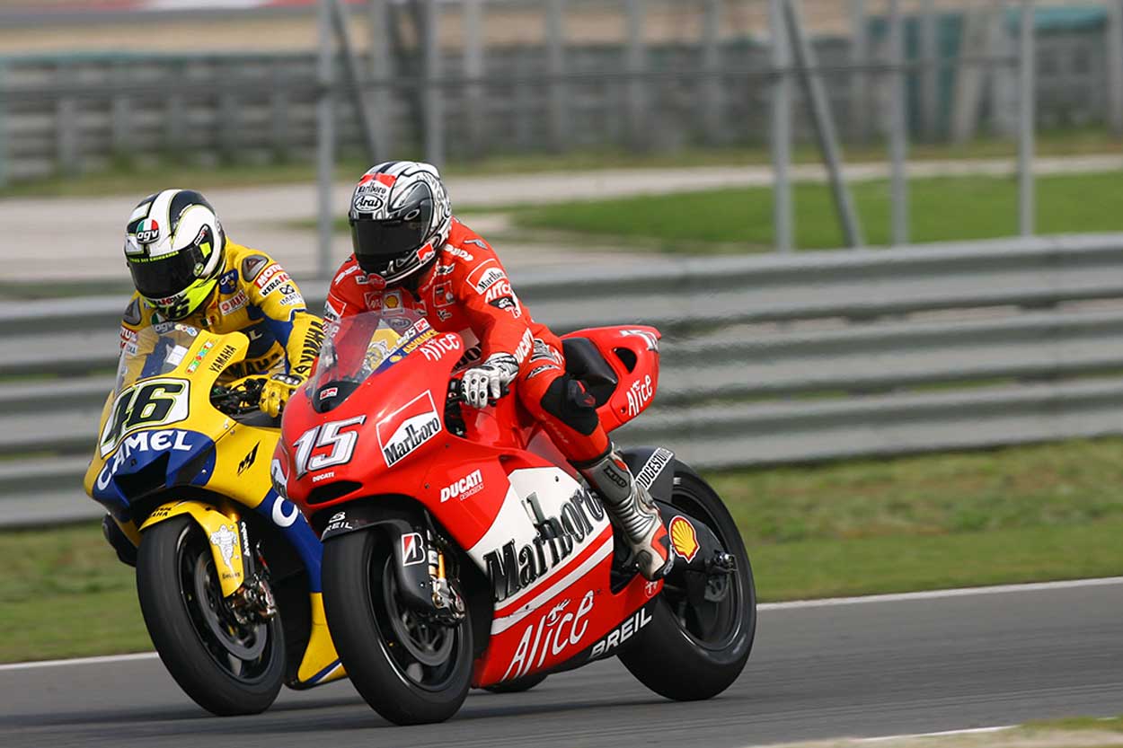 Sete Gibernau con Ducati