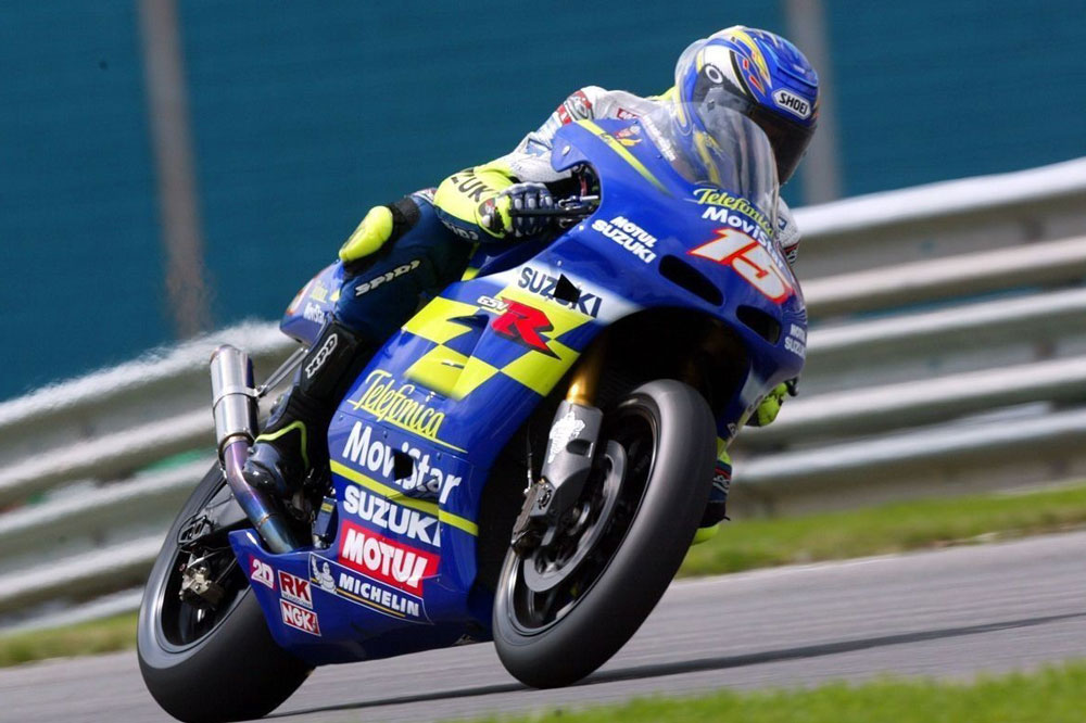 Sete Gibernau con Suzuki