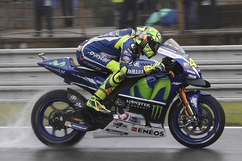 Valentino Rossi fue segundo en el GP de República Checa