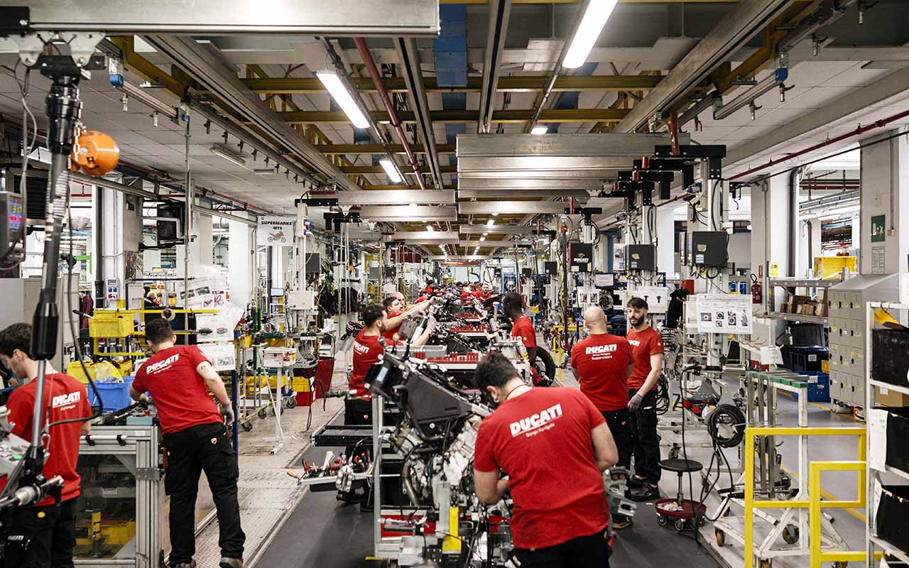 Ducati abre su fábrica y museo por el Día del Made in Italy