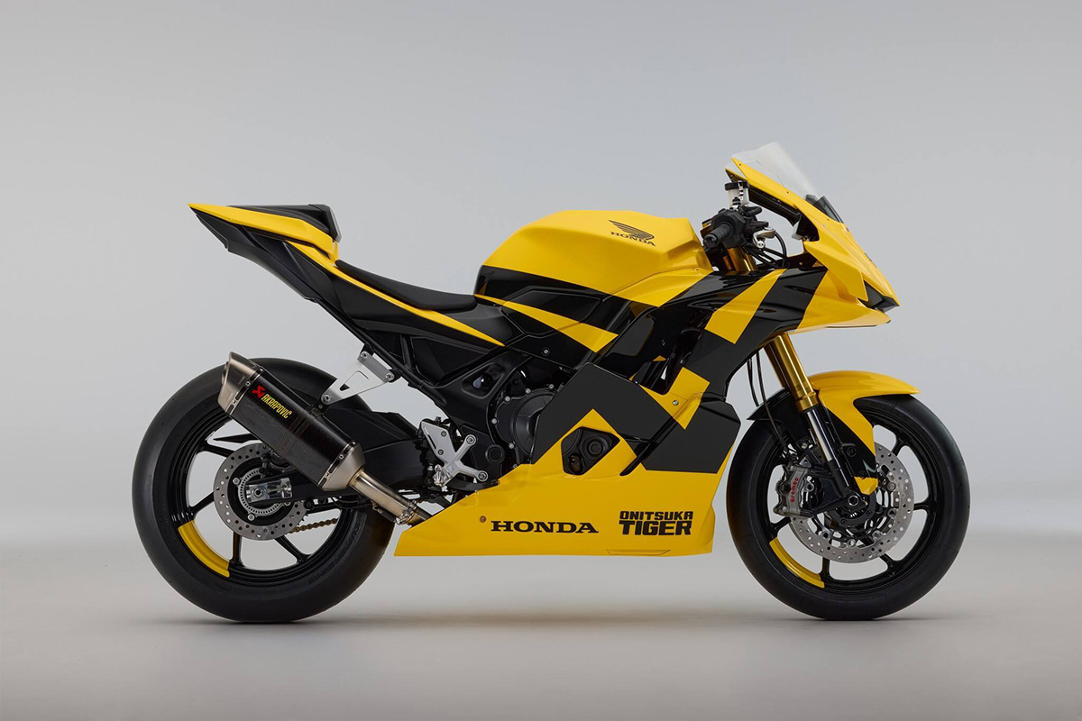 Honda lleva su moto a la pasarela de Milán de la mano de Onitsuka Tiger