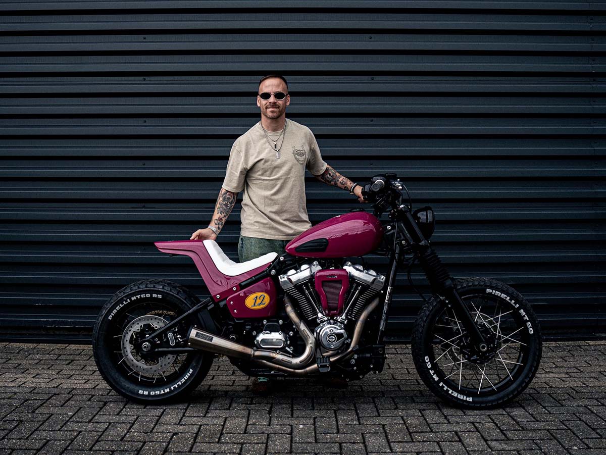 Seis Harley, seis locuras custom y una española que quiere dar guerra