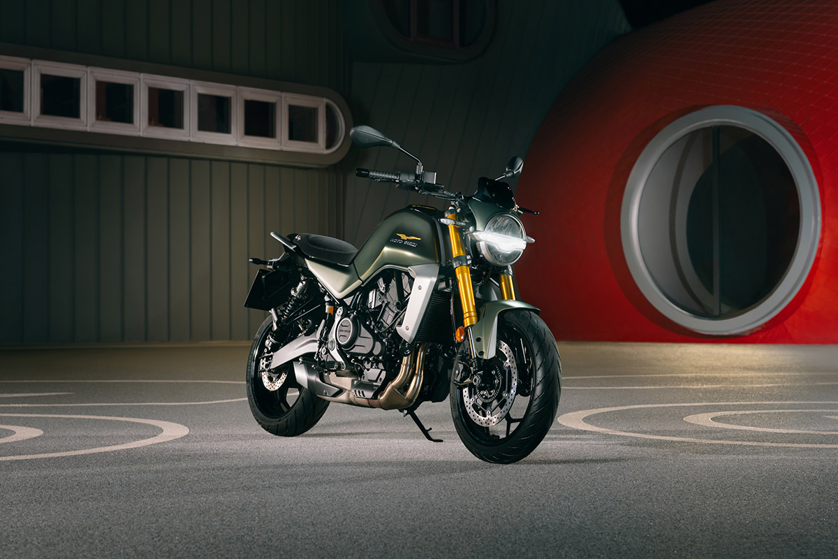 Moto Guzzi The Trip 500: dos cilindros ¡en línea! para la nueva naked A2