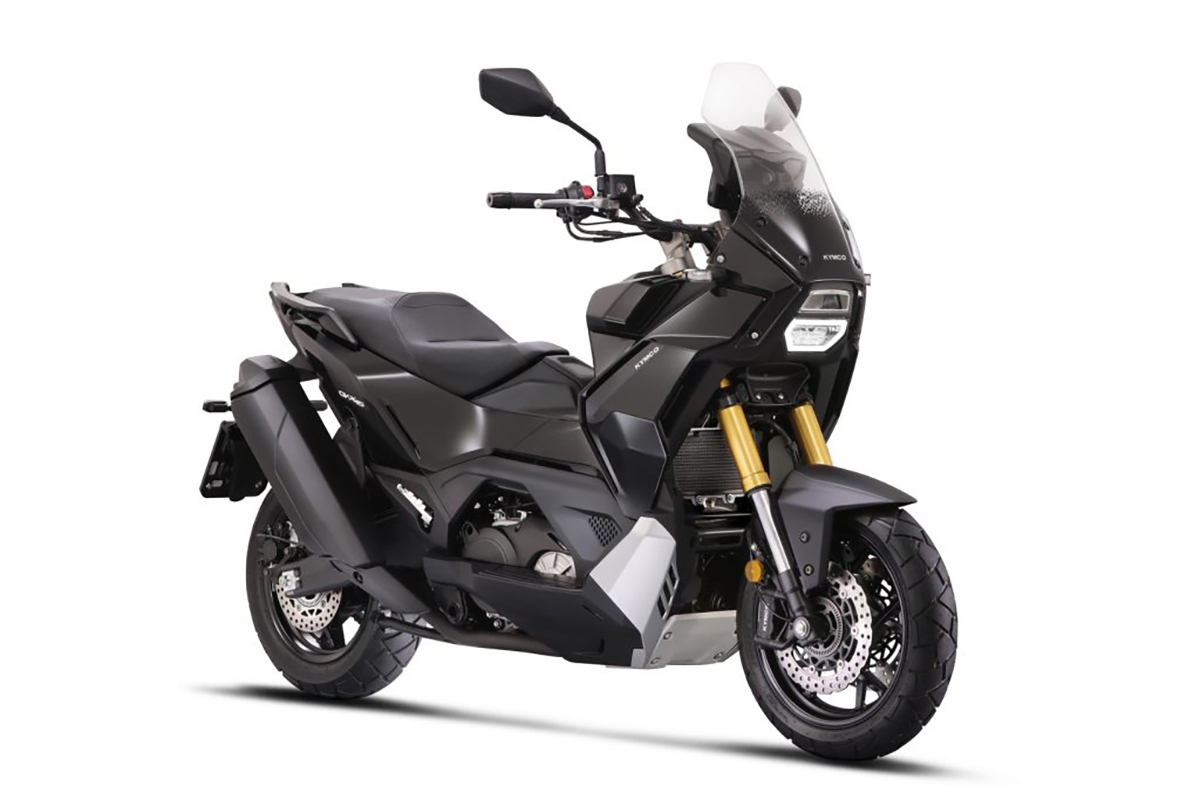 ¿Scooter o moto automática? Desvelado el KYMCO CV-X45 trail para A2