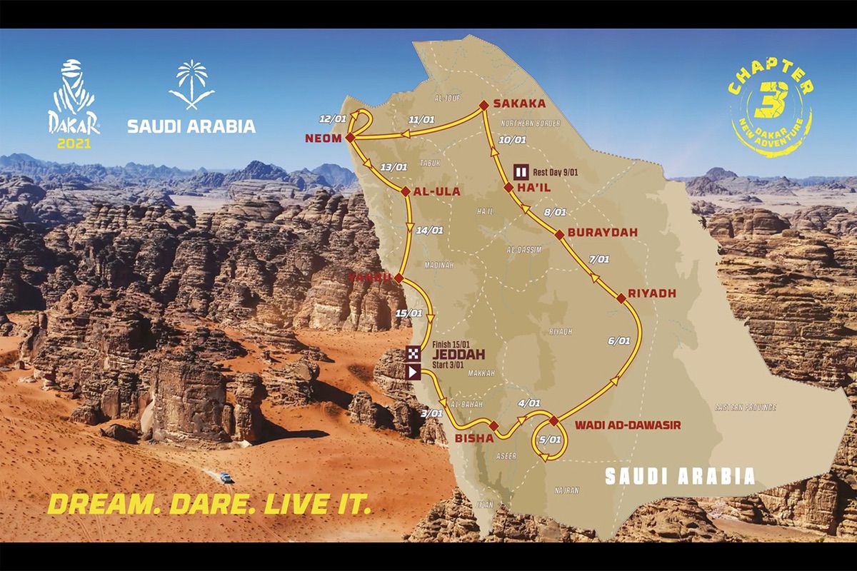 Presentación rally Dakar 2021