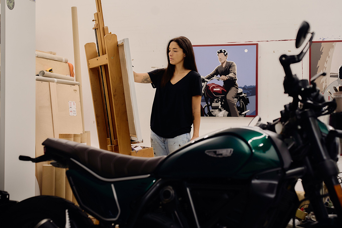 Ducati convierte sus 100 años de historia en arte