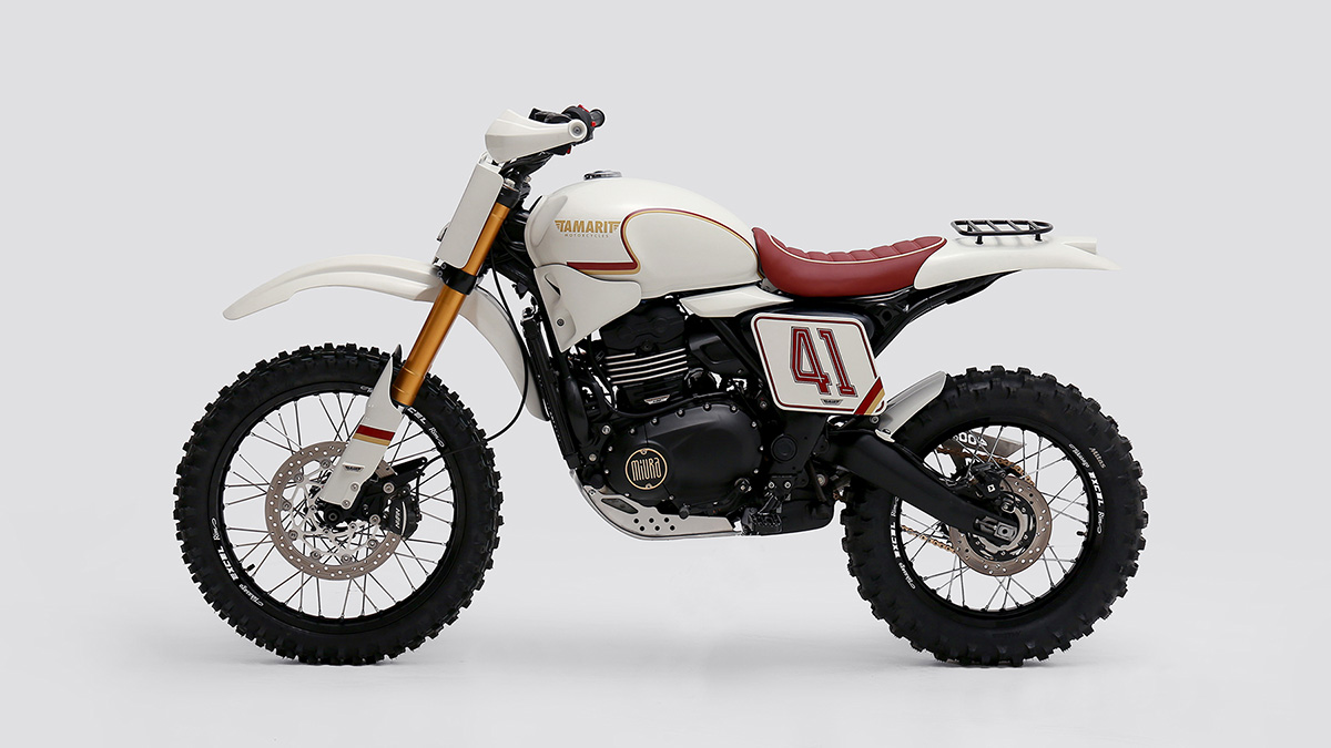 Tamarit crea Miura, una Triumph Scrambler 400 XC llevada al extremo
