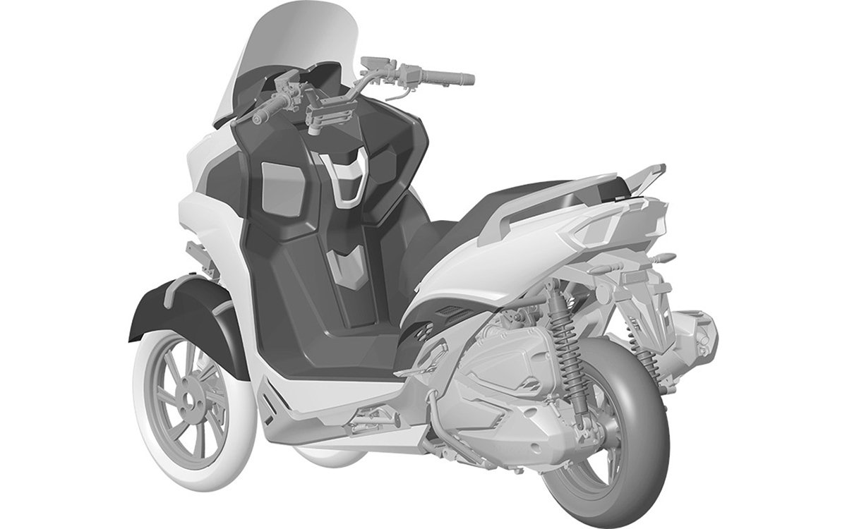 ¡KYMCO lanzará otro scooter de tres ruedas! Con motor 350 o 400