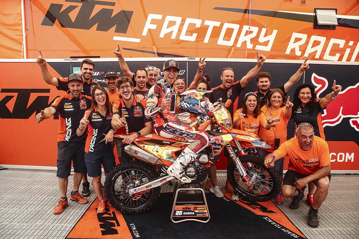 Josep García, Campeón del Mundo de Enduro 2026: ¡disfruto sobre la moto!