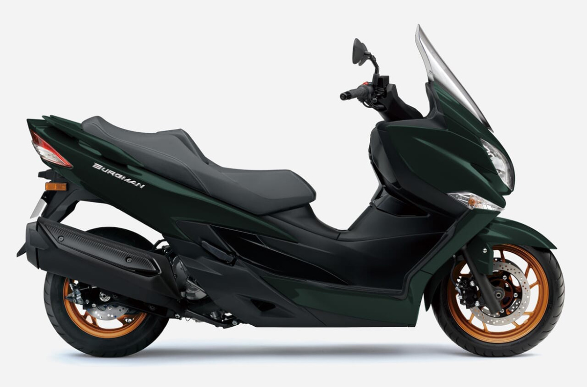 Suzuki Burgman 400 2027: preparado para gasolina con alcohol