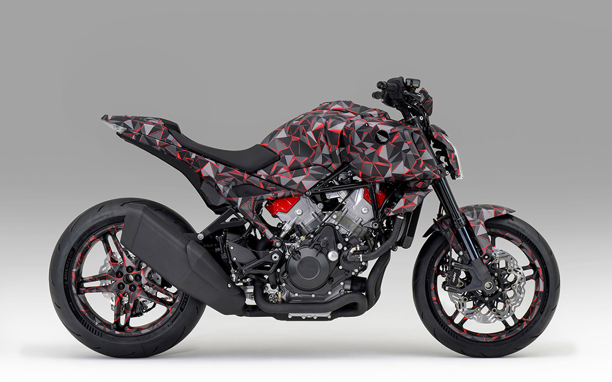 Honda prueba el nuevo V3 de 900 cc en versión atmosférica