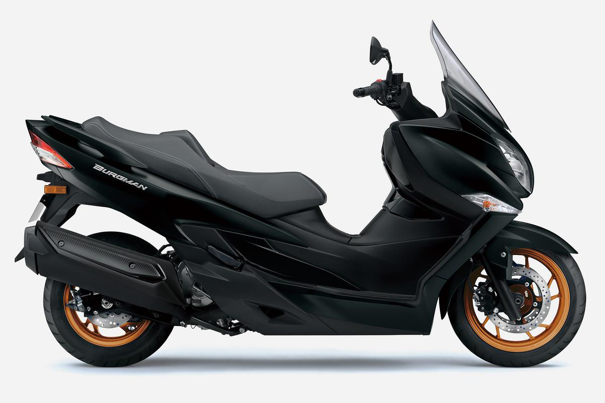 Suzuki Burgman 400 2027: preparado para la gasolina E10