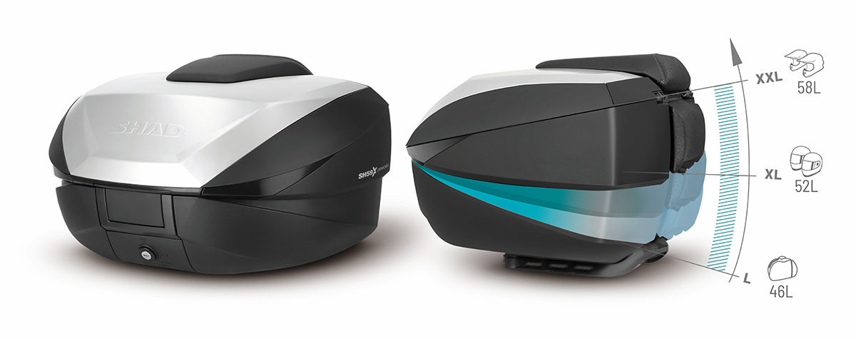 SHAD, 25 años adaptando la capacidad del equipaje para moto