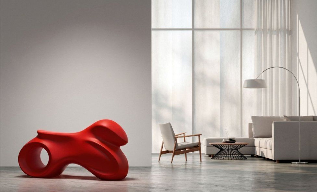 Para tu salón o terraza: Motochair y Motolight, la moto como escultura