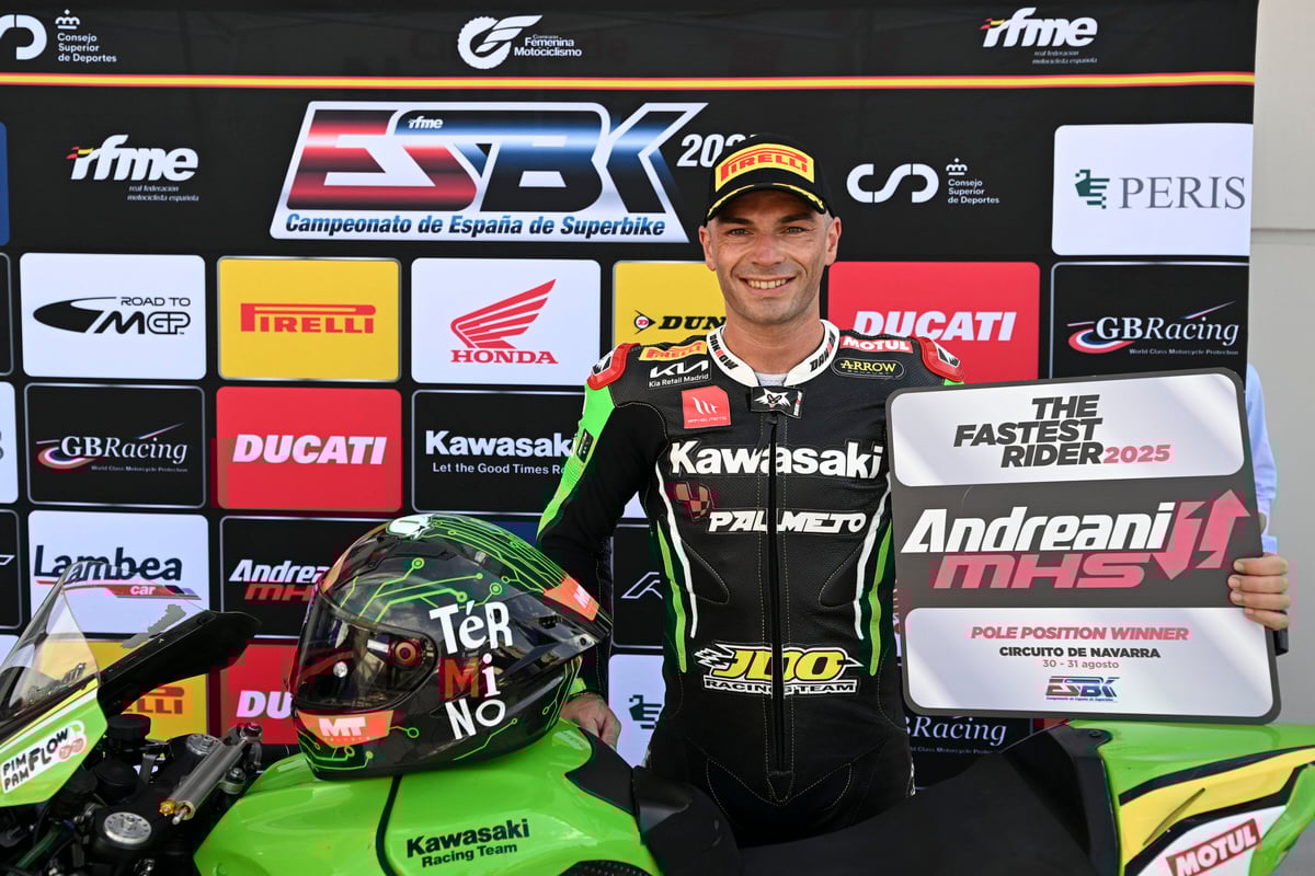 ESBK 2025 Navarra 2: Steven Odendaal afianza su liderato