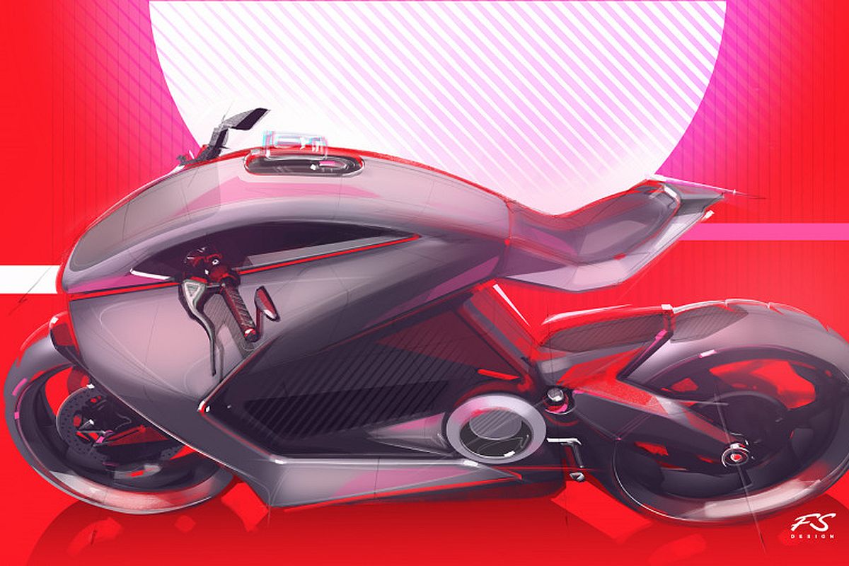 FSD 59: la moto eléctrica del diseñador de Ferrari