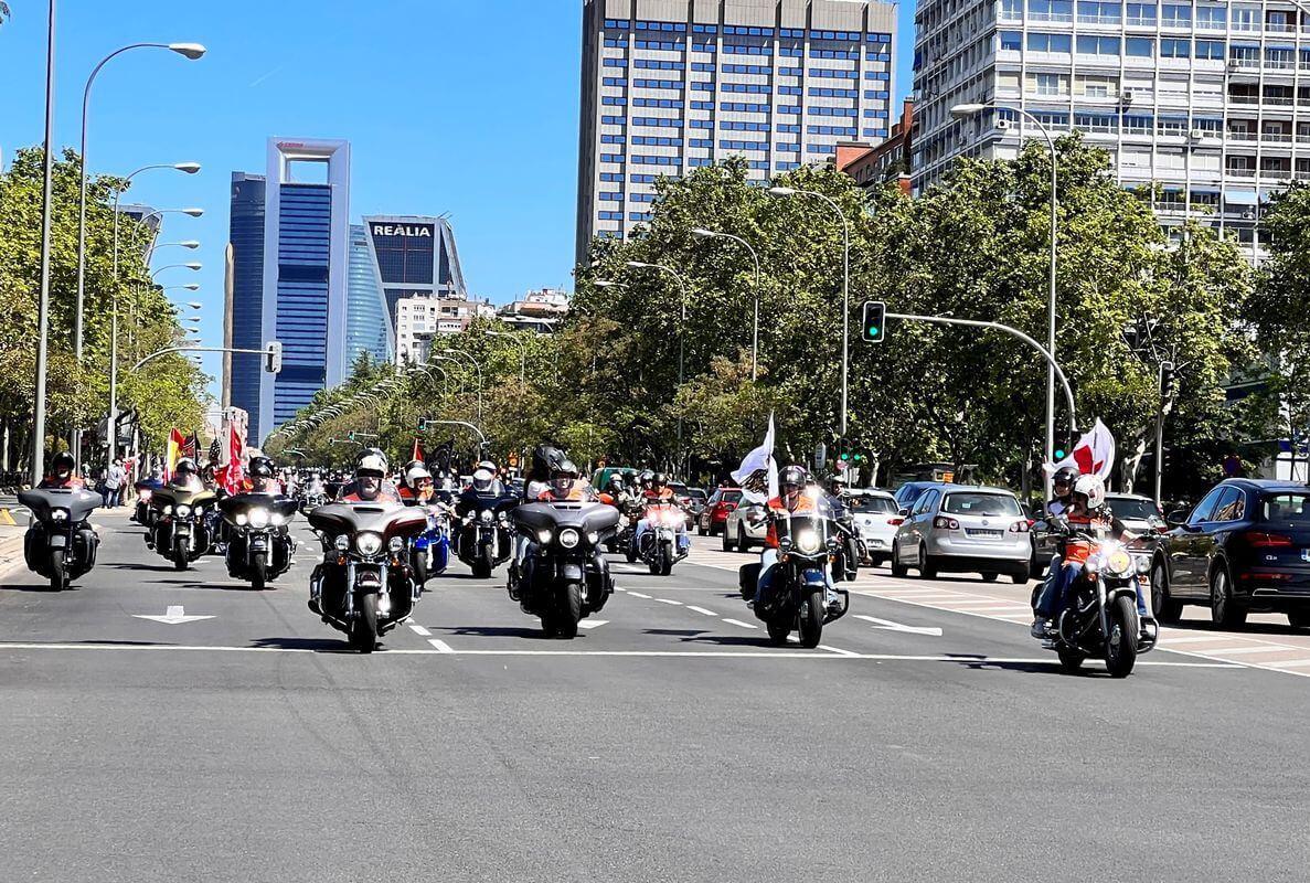 Vuelve el desfile KM0 Harley-Davidson en Madrid