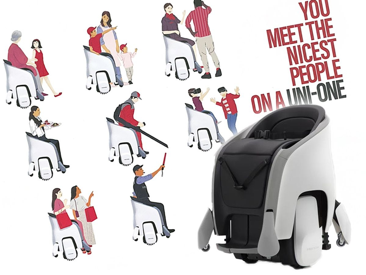 Honda UNI-ONE: Â¿adiÃ³s a la silla de ruedas?
