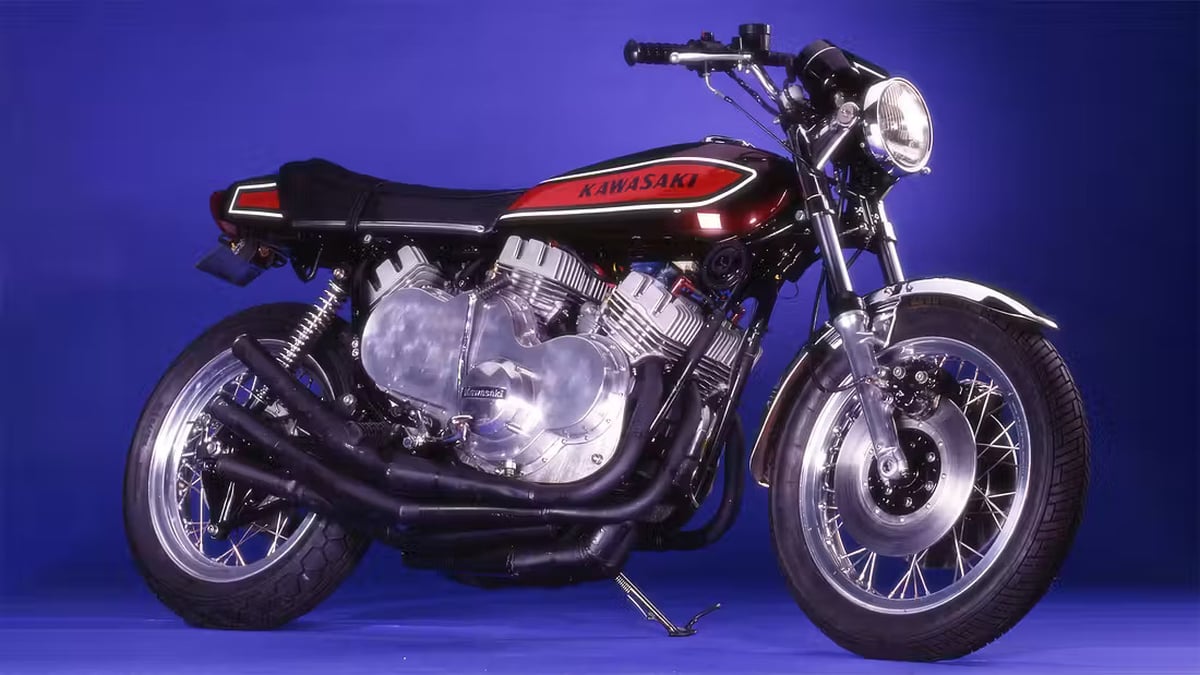 Moto de ensueÃ±o: Kawasaki W9 Triple Triple con 9 cilindros