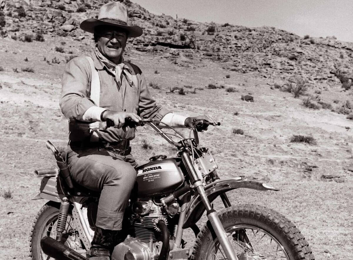La moto de John Wayne, su otro caballo