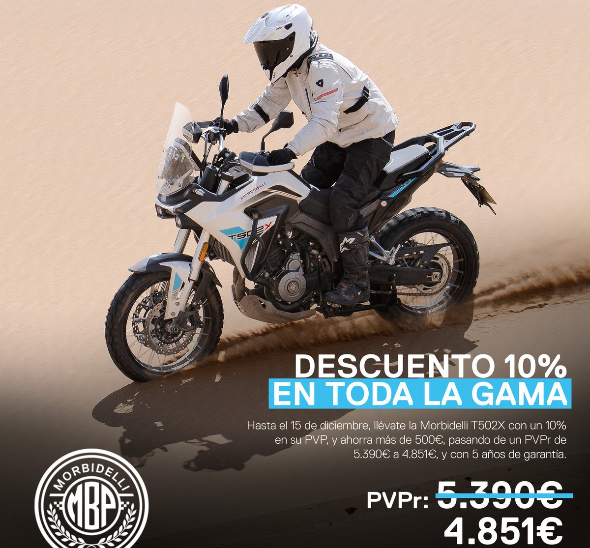 Benelli, Morbidelli y Benda: promociones Black Friday