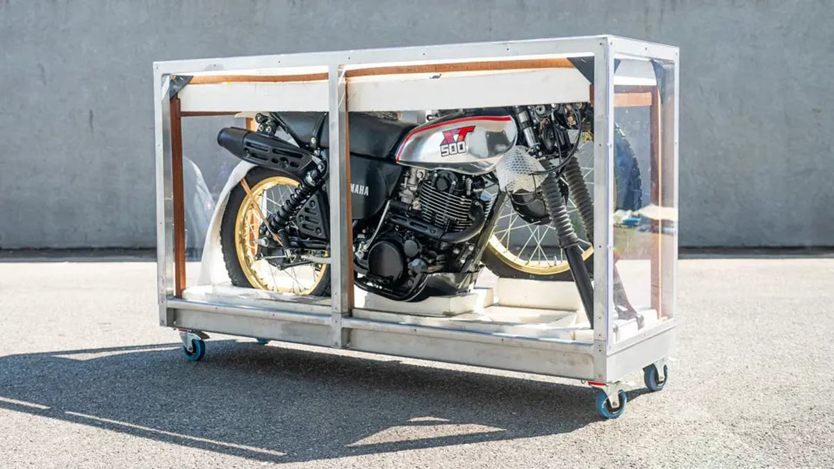 Moto de ensueÃ±o: Yamaha XT500 de 1988 en la caja con 0 km