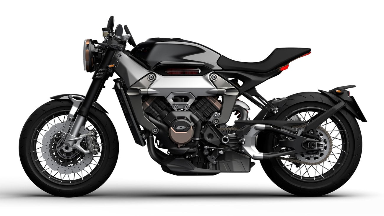 QJMotor Equus 600: ¡una Café Racer con motor V4 por 9000 euros!