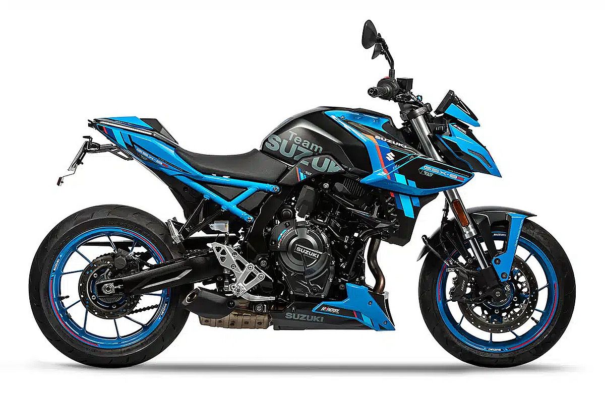 Suzuki GSX-8S Team Suzuki: decoración de carreras