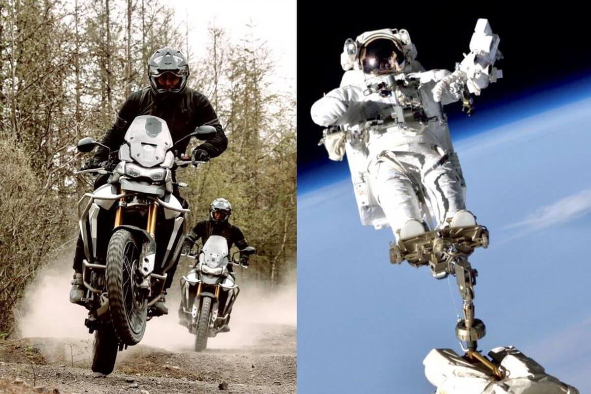 Tim Peake, el astronauta que en la Tierra va en moto
