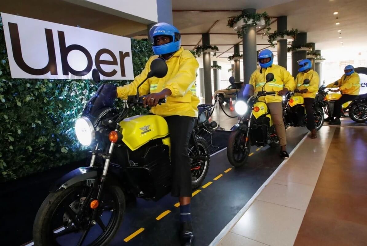 Uber ofrece un servicio de motos eléctricas en Kenia
