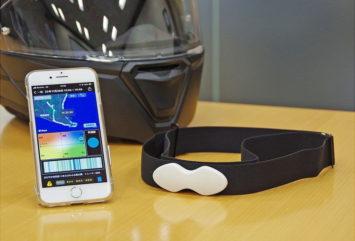 Yamaha inventa una app para medir las sensaciones en moto