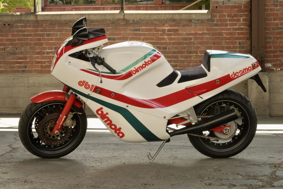 Moto de ensueño: Bimota DB1 de 1986, la moto aero
