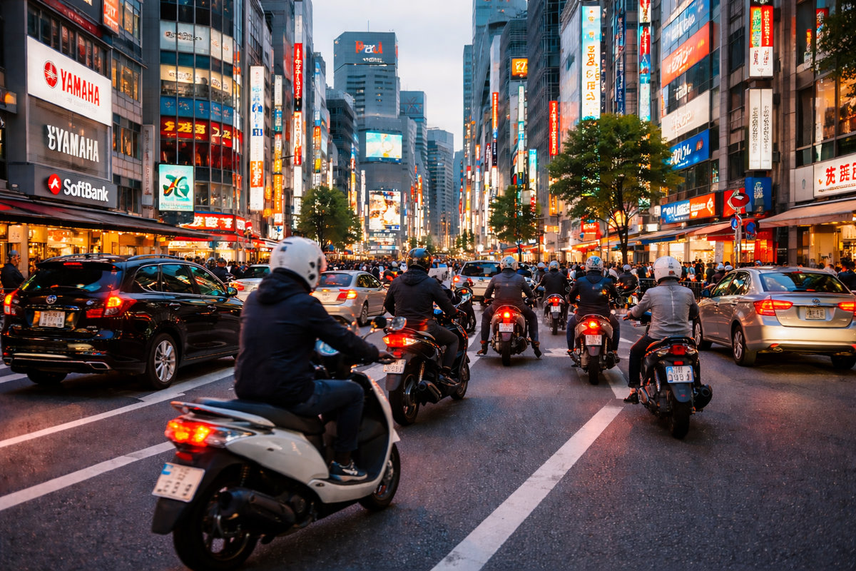 El mercado japonés en 2025: solo 362 000 motos