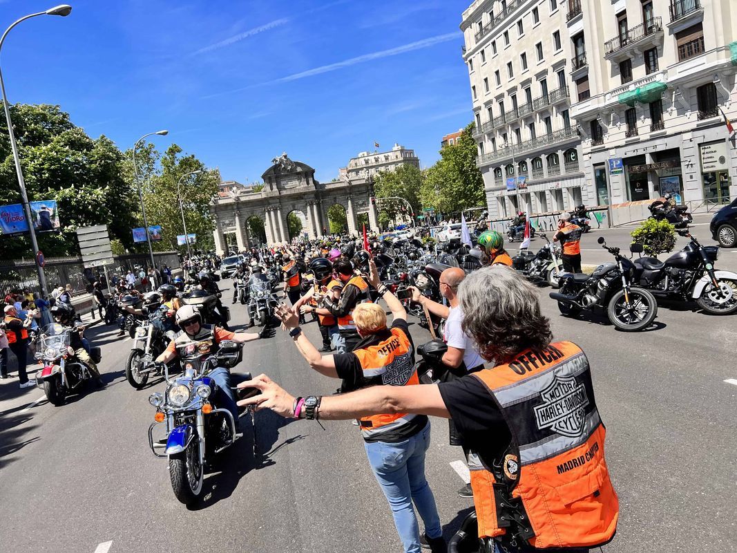 Vuelve el desfile KM0 Harley-Davidson en Madrid