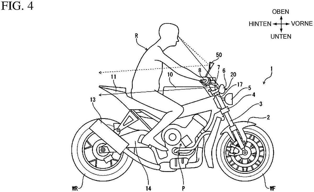 Honda patenta unos espejos bajos: mejor visión y estabilidad