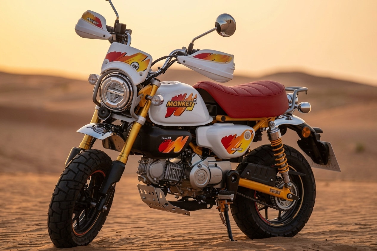 Honda Monkey 125 EX Custom Edition: Baja réplica Honda Monkey 125 EX Custom Edition: Baja réplica