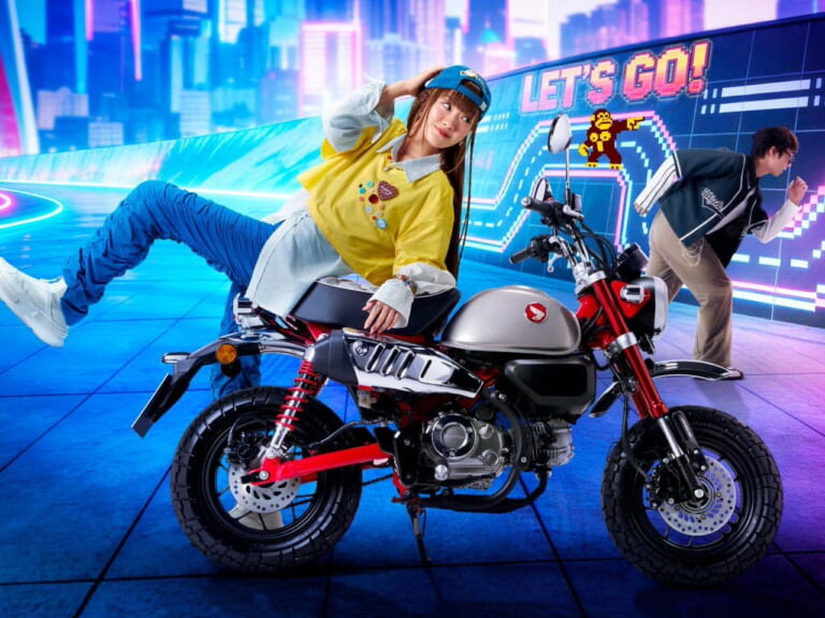 Honda Monkey 2026: con cuadros escoceses por 2900 euros para el A1