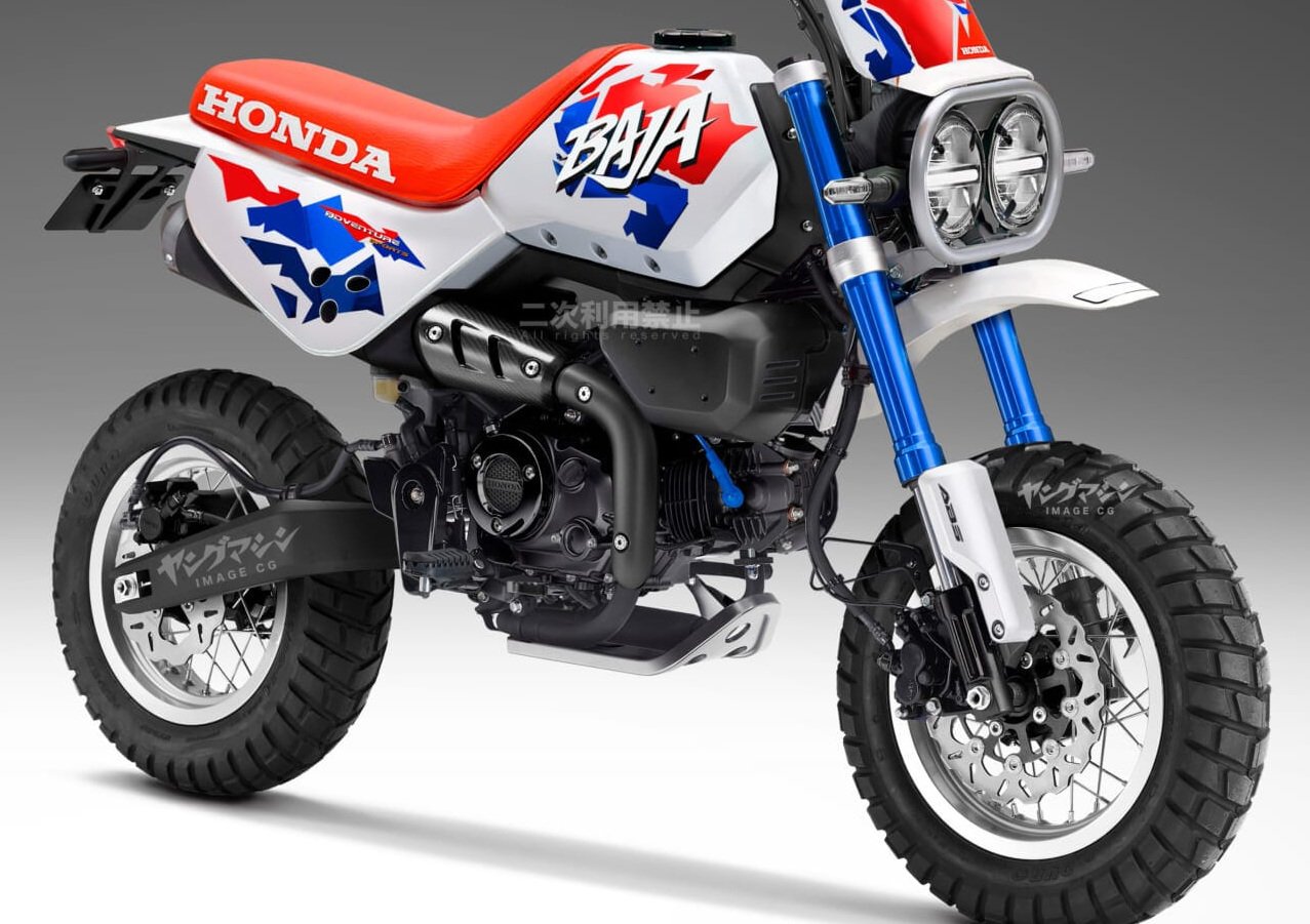Nueva Honda Monkey 125 Baja: la minimoto de aventura