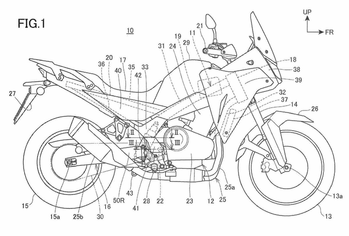 Nueva patente: ¡Así será la Honda Transalp 750!