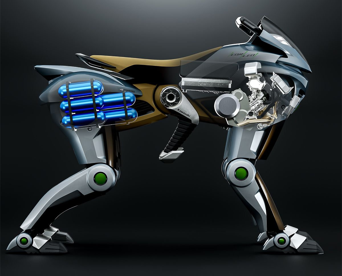 Kawasaki Corleo: la moto que anda con motor 2 tiempos turbo de hidrógeno